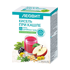 Купить Леовит Кисель при кашле пакеты 20 г 5 шт цена