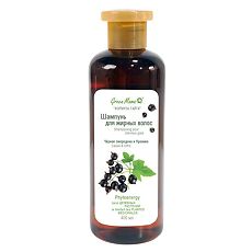 Купить Green Mama Шампунь для жирных волос Чёрная смородина и крапива 400 мл 1 шт цена