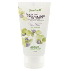 Купить Green Mama Лифтинг-гель от мешков и кругов под глазами Черника и подорожник 50 мл 1 шт цена