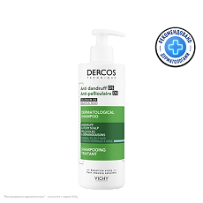 Купить Vichy Dercos DS Шампунь против перхоти для нормальных и жирных волос 390 мл 1 шт цена