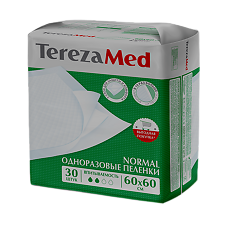 Купить TerezaMed Пеленки одноразовые Normal 60x60 30 шт цена