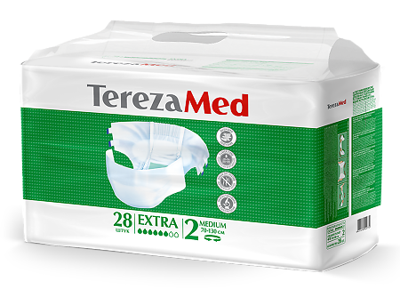 TerezaMed Подгузники для взрослых Extra Medium (№2) 28 шт