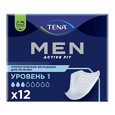 Купить Tena Men прокладки урологические Уровень 1 12 шт цена