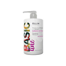 Купить Ollin Prof Basic Line Шампунь восстанавливающий с экстрактом репейника 750 мл 1 шт цена