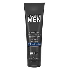 Купить Ollin Prof Premier For Men Шампунь для волос и тела освежающий 250 мл 1 шт цена