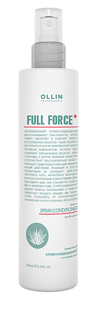 Изображение товара Ollin Prof Full Force Спрей-кондиционер увлажняющий с экстрактом алоэ 250 мл 1 шт