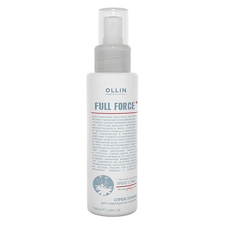 Ollin Prof Full Force Спрей-тоник для стимуляции роста волос с экстрактом женьшеня 100 мл 1 шт