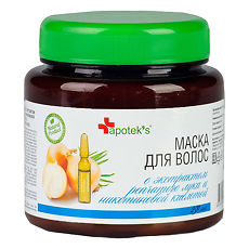 Купить Apotek's Маска для волос с экстрактом репчатого лука и никотиновой кислотой 250 мл 1 шт цена