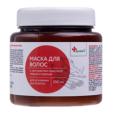 Купить Apotek's Маска для волос с экстрактом красного перца и корицы 250 мл 1 шт цена