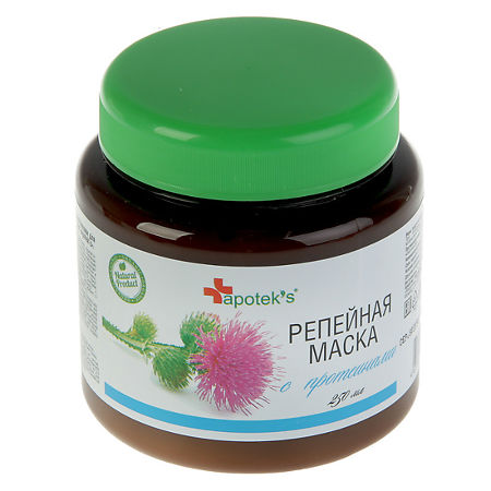 Изображение товара Маска репейная с протеинами 250 мл для восстановления и укрепления волос