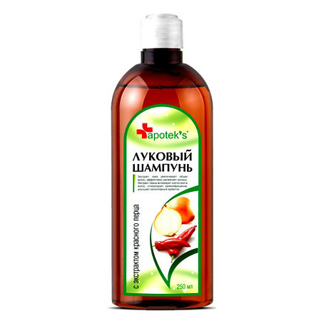 Изображение товара Apotek's Шампунь луковый с экстрактом красного перца 250 мл 1 шт