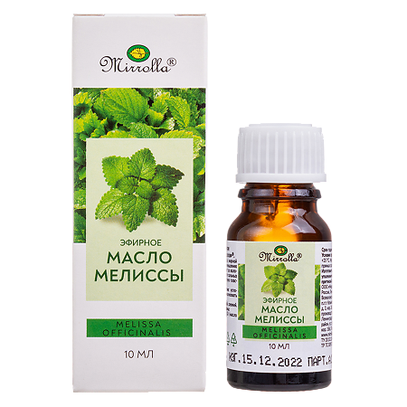 Изображение товара Mirrolla Масло эфирное Мелисса 10 мл 1 шт