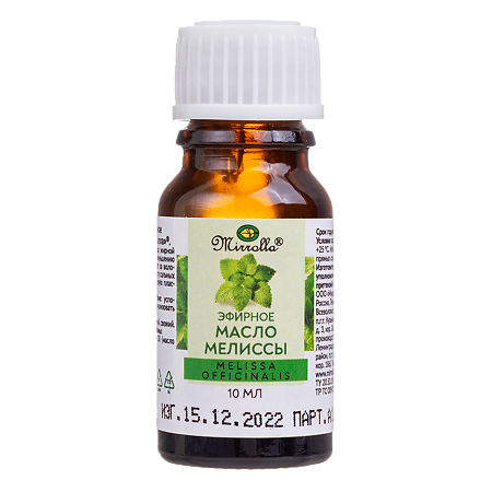 Mirrolla Масло эфирное Мелисса 10 мл 1 шт