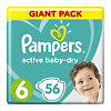 Подгузники Памперс (Pampers) Active Baby-Dry 13-18 кг р.6 56 шт