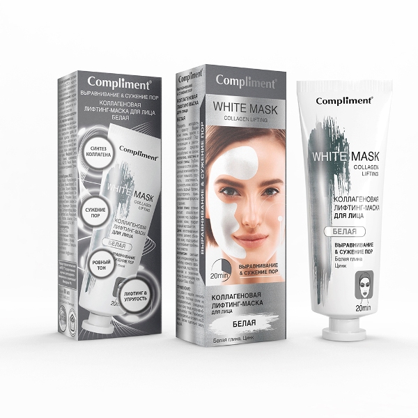 Изображение товара Compliment White mask Коллагеновая лифтинг-маска для лица 80 мл