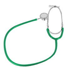 Купить Стетоскоп Amrus 04-АМ507 медицинский двухсторонний педиатрический зеленый 1 шт цена