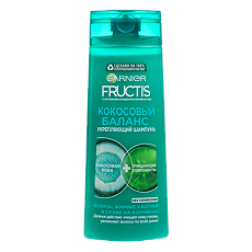 Купить Garnier Fructis Шампунь укрепляющий Кокосовый баланс 250 мл 1 шт цена