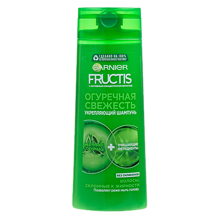 Изображение товара Garnier Fructis Шампунь укрепляющий Огуреч детокс 250 мл 1 шт