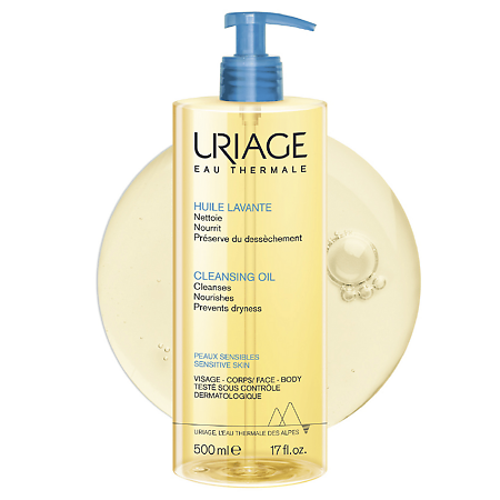 Uriage Масло очищающее пенящееся помпа 500 мл 1 шт