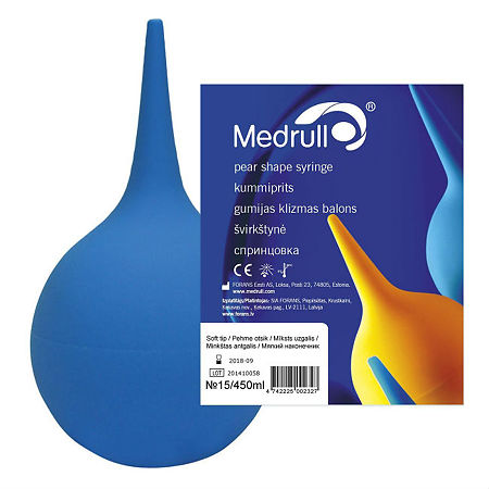 Medrull Спринцовка пластизольная поливинилхлоридная для медицинских процедур Тип А 450 мл 1 шт