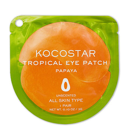 Kocostar Патчи гидрогелевые для глаз Тропические фрукты Папайя Eye Patch Papaya 1 пара, 2 шт