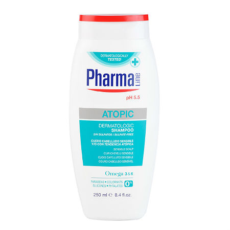 PharmaLine Шампунь для чувствительной кожи головы Sensitive 250 мл 1 шт
