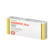 Купить Моноприл таблетки 20 мг 28 шт цена