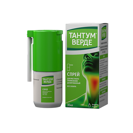 Тантум Верде спрей для местного применения 0,255 мг/доза 30 мл 1 шт