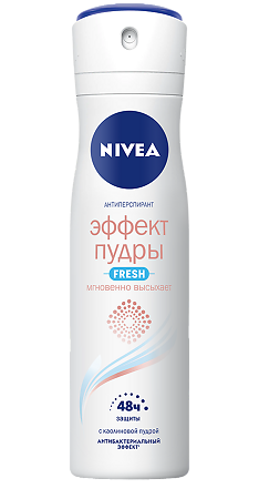 Nivea Антиперспирант спрей Эффект пудры Fresh 150 мл 1 шт