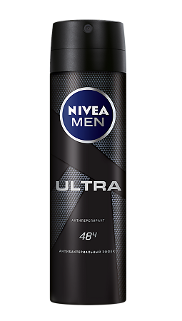 Изображение товара Nivea MMen Дезодорант-антиперспирант Ultra Антибактериальный эффект спрей 150 мл 1 шт