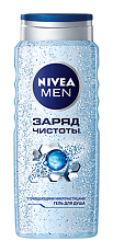 Купить Nivea Men Гель для душа Заряд Чистоты 500 мл 1 шт цена