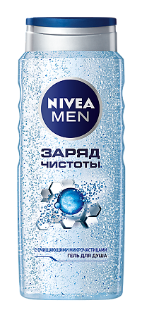 Изображение товара Nivea Men Гель для душа Заряд Чистоты 500 мл 1 шт