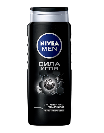 Изображение товара Nivea Men Гель для душа Сила угля 500 мл 1 шт