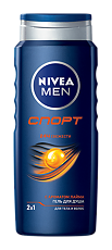 Купить Nivea Men Гель для душа Спорт для тела и волос 500 мл 1 шт цена