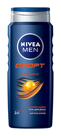 Изображение товара Nivea Men Гель для душа Спорт для тела и волос 500 мл 1 шт