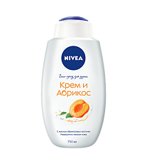 Купить Nivea Гель-уход для душа Крем и Абрикос 750 мл 1 шт цена
