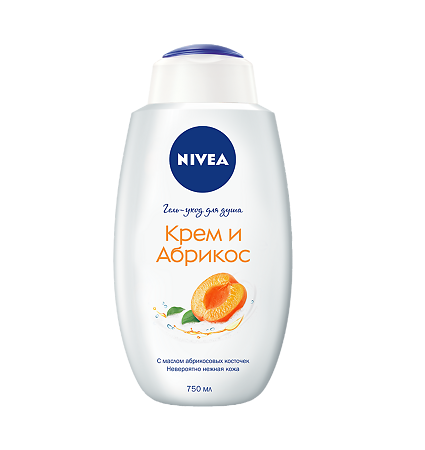 Изображение товара Nivea Гель-уход для душа Крем и Абрикос 750 мл 1 шт