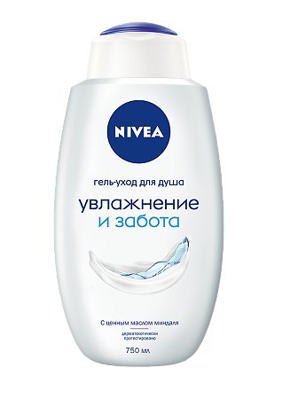 Nivea Гель-уход для душа Увлажнение и Забота 750 мл 1 шт