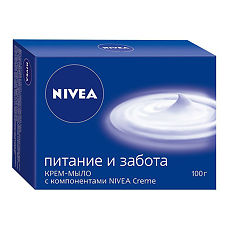 Купить Nivea Крем-мыло Питание и забота 100 г 1 шт цена