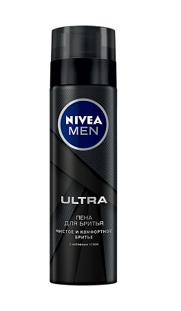 Nivea Men Пена для бритья Ultra 200 мл 1 шт