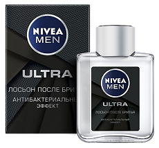 Купить Nivea Men Лосьон после бритья Ultra антибактериальный 100 мл 1 шт цена