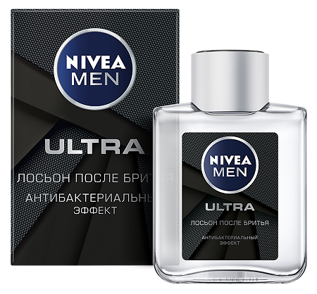 Nivea Men Лосьон после бритья Ultra антибактериальный 100 мл 1 шт