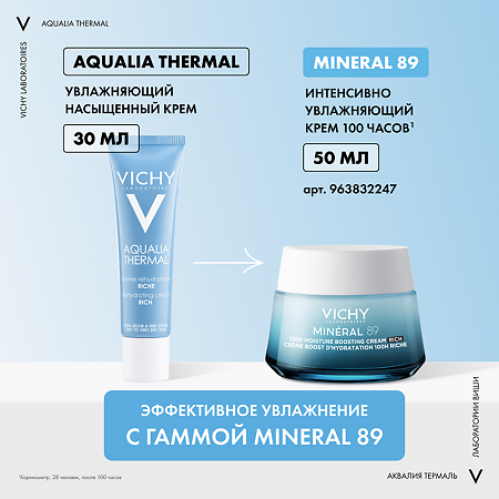 Vichy Aqualia Thermal Rich Крем увлажняющий насыщенный для сухой и очень сухой кожи 30 мл 1 шт