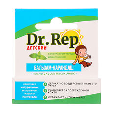 Изображение товара Доктор Реп Бальзам-карандаш детский после укусов насекомых 4,2 г 1 шт