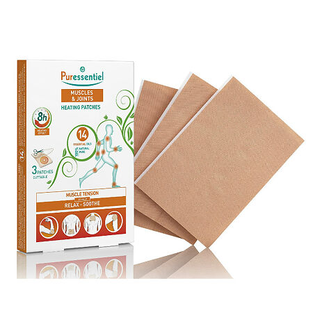 Puressentiel Патчи разогревающие 14 эфирных масел 3 шт