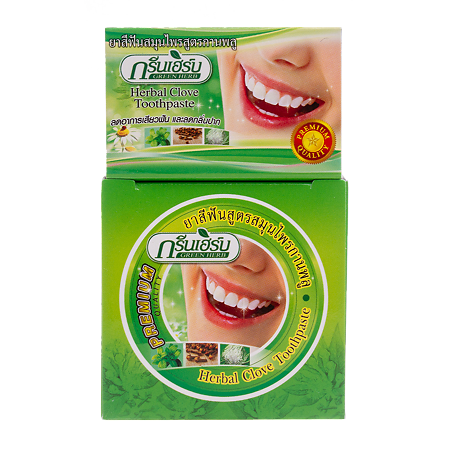 Зубная паста Green Herb Toothpaste растительная 25 г 1 шт