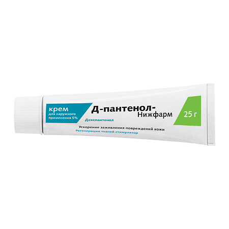 Д-Пантенол-Нижфарм крем для наружного применения 5 % 25 г 1 шт