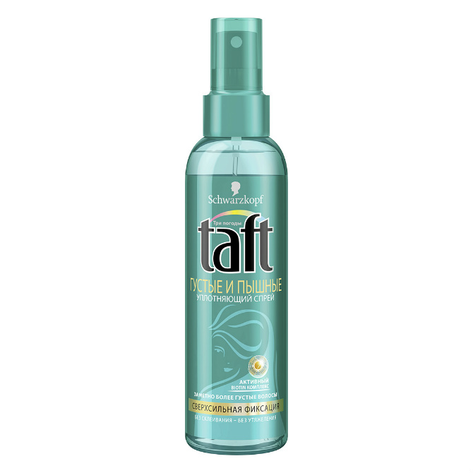 Изображение товара Спрей для укладки волос Taft Classic C Густые и Пышные сверхсильная фиксация 150 мл