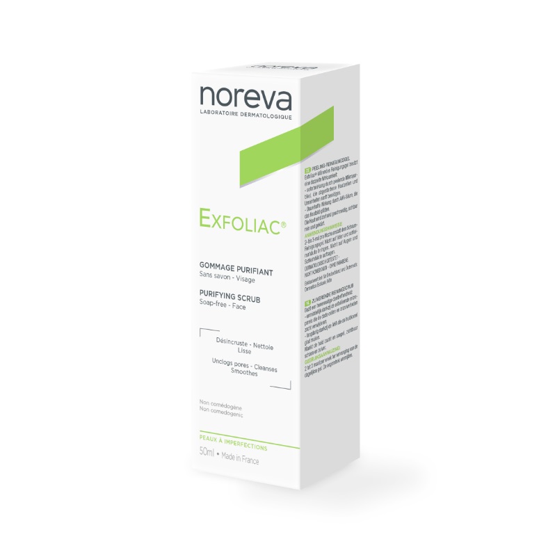 Изображение товара Noreva Exfoliac Эксфолиак скраб очищающий 50 мл для молодой кожи Изображение товара Noreva Exfoliac Эксфолиак скраб очищающий 50 мл для молодой кожи