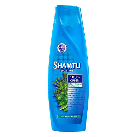 Shamtu Шампунь для волос Глубокое очищение и свежесть с экстрактами трав 500 мл 1 шт